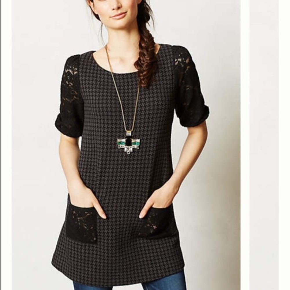 Anthropologie Laced Gradient Tunic
